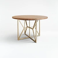 Hayes 48" Round Acacia Dining Table