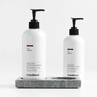 Fig + Amber Hand Soap and Lotion Set with Hayes Caddy