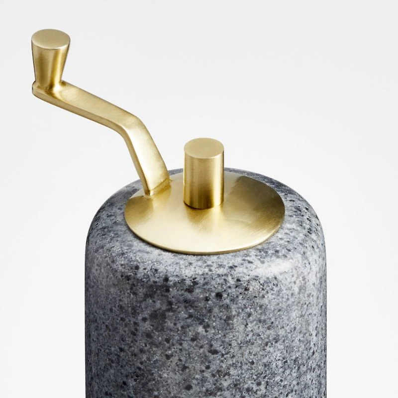 Hayes Black Marble Pepper Mill Grinder