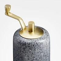 Hayes Black Marble Pepper Mill Grinder