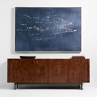 "Heading South" Blue Canvas 70"x47" Wall Art Print