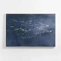 "Heading South" Blue Canvas 70"x47" Wall Art Print