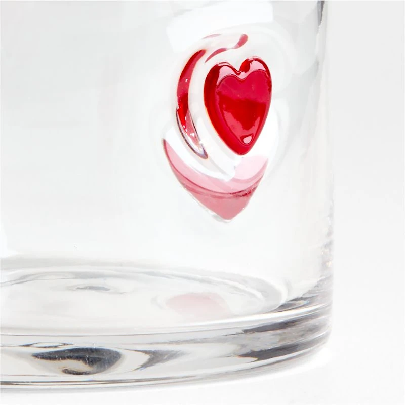 Heart Icon 14-oz. Double Old-Fashioned Glass
