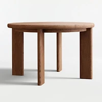 Hearth 49"-71" Oak Round Extendable Dining Table