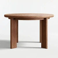 Hearth 49"-71" Oak Round Extendable Dining Table