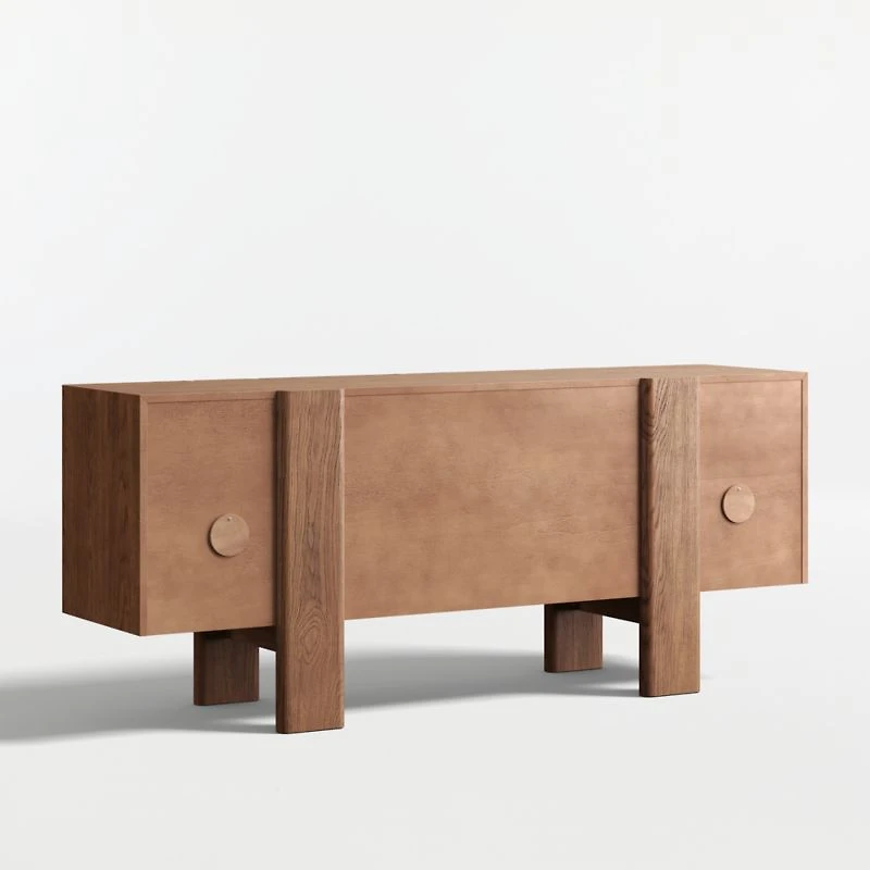 Hearth 76" Oak Credenza