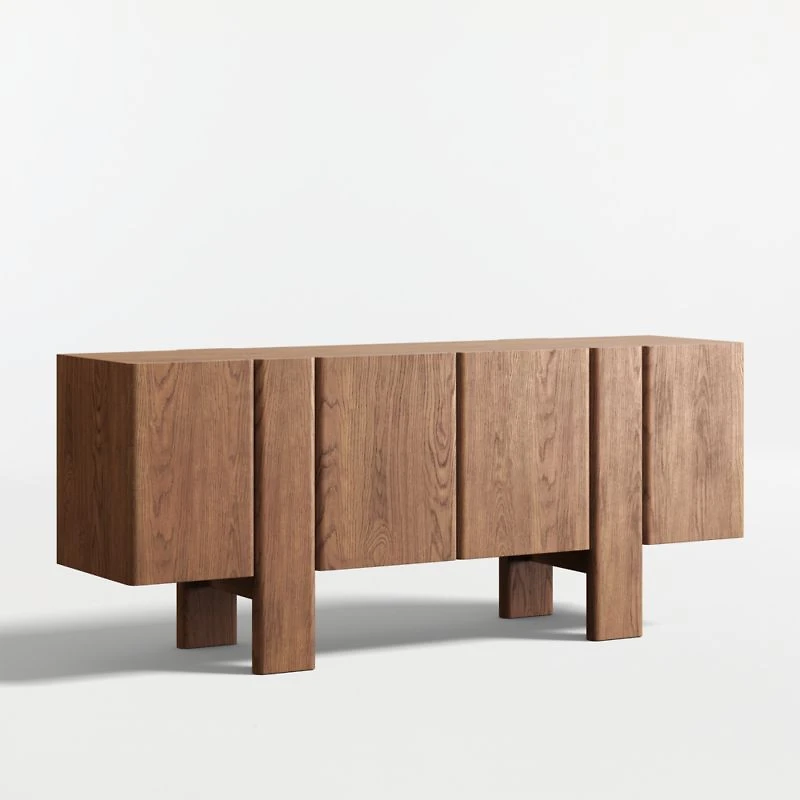 Hearth 76" Oak Credenza