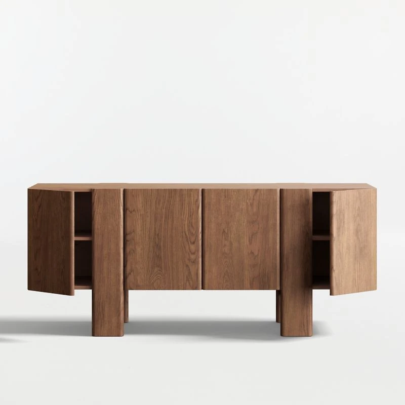 Hearth 76" Oak Credenza