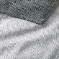 Aire Natural Hemp Ink Black Grid King Duvet Cover