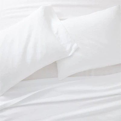 Aire Natural Hemp White Twin/Twin XL Bed Sheet Set