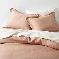Aire Natural Hemp Terracotta Standard Bed Pillow Sham