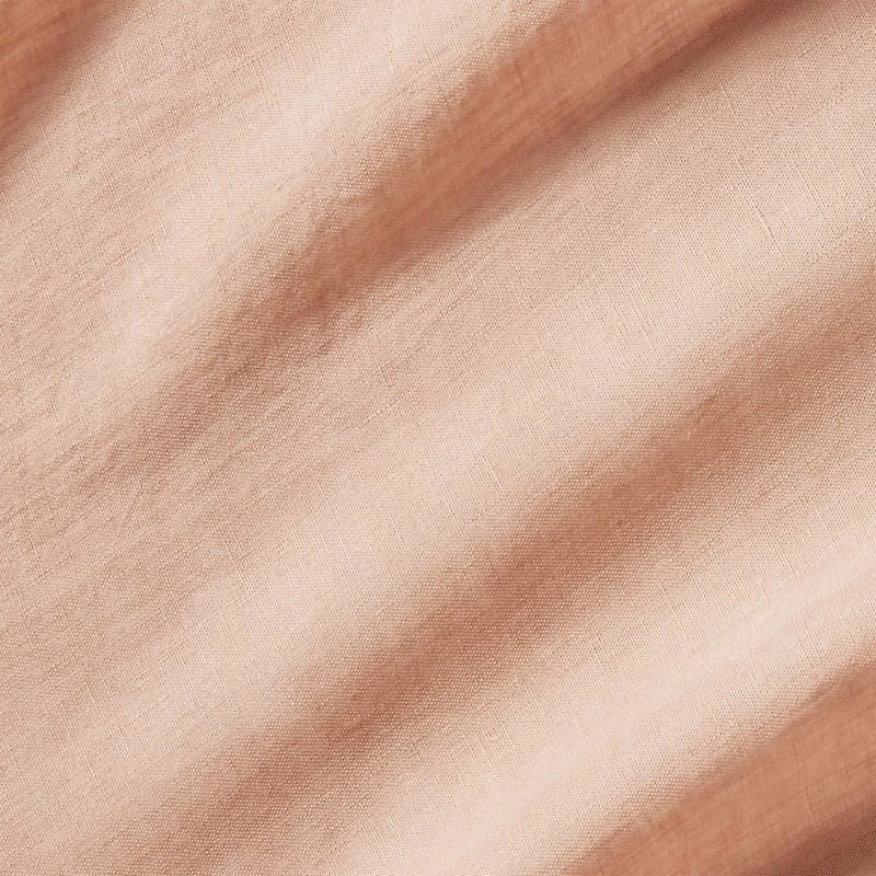 Aire Natural Hemp Terracotta King Bed Sheet Set