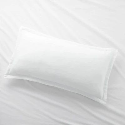 Aire Natural Hemp White King Bed Pillow Sham