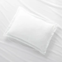 Aire Natural Hemp White King Bed Pillow Sham