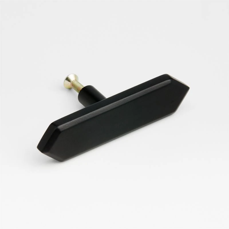 Hex 3" Black Bar Pull