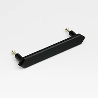Hex 3" Black Bar Pull