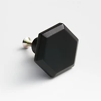 Hex 3" Black Bar Pull