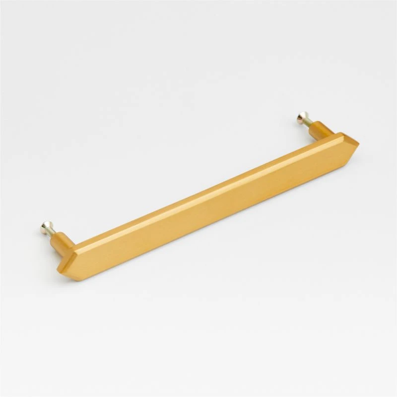 Hex 3" Brass Bar Pull