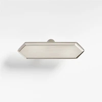 Hex 3" Brushed Nickel Bar Pull