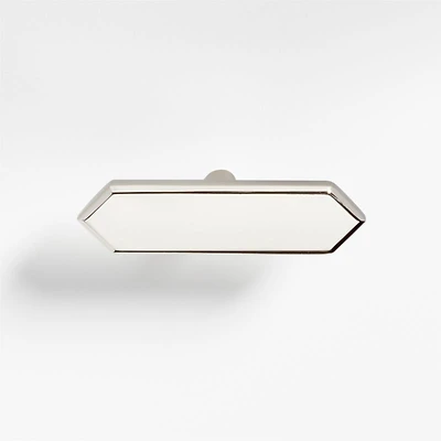 Hex 3" Polished Nickel Bar Pull