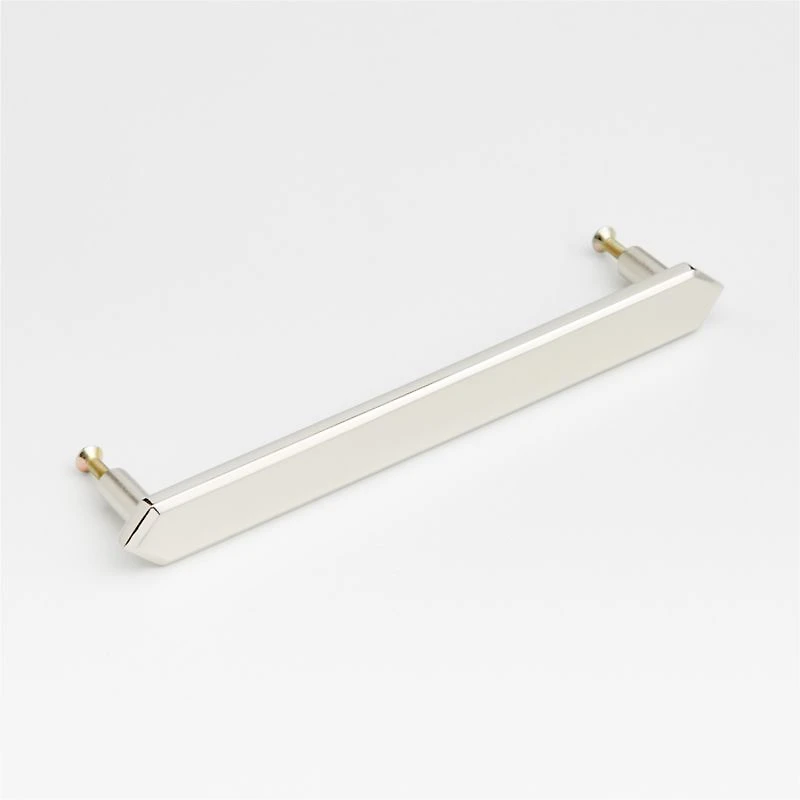 Hex 3" Polished Nickel Bar Pull