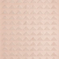 Hi/Low Triangle Natural Blush Flatweave Kids Performance Area Rug 5'x8'