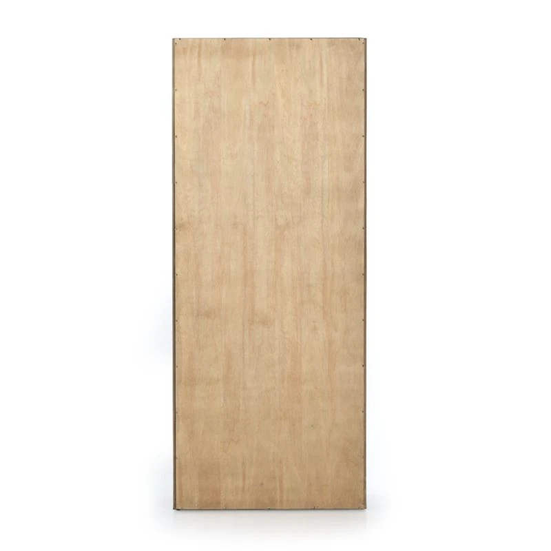 Higgins Honey Oak Wood Bookcase with Shelves