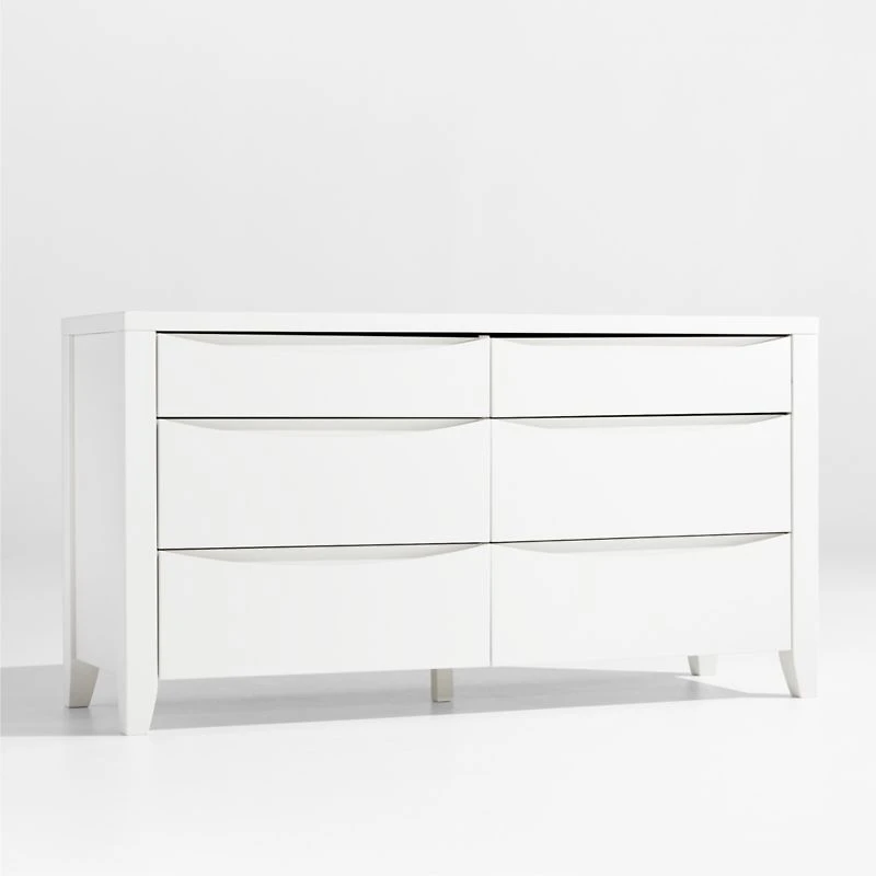 Hilde White Wood Dresser