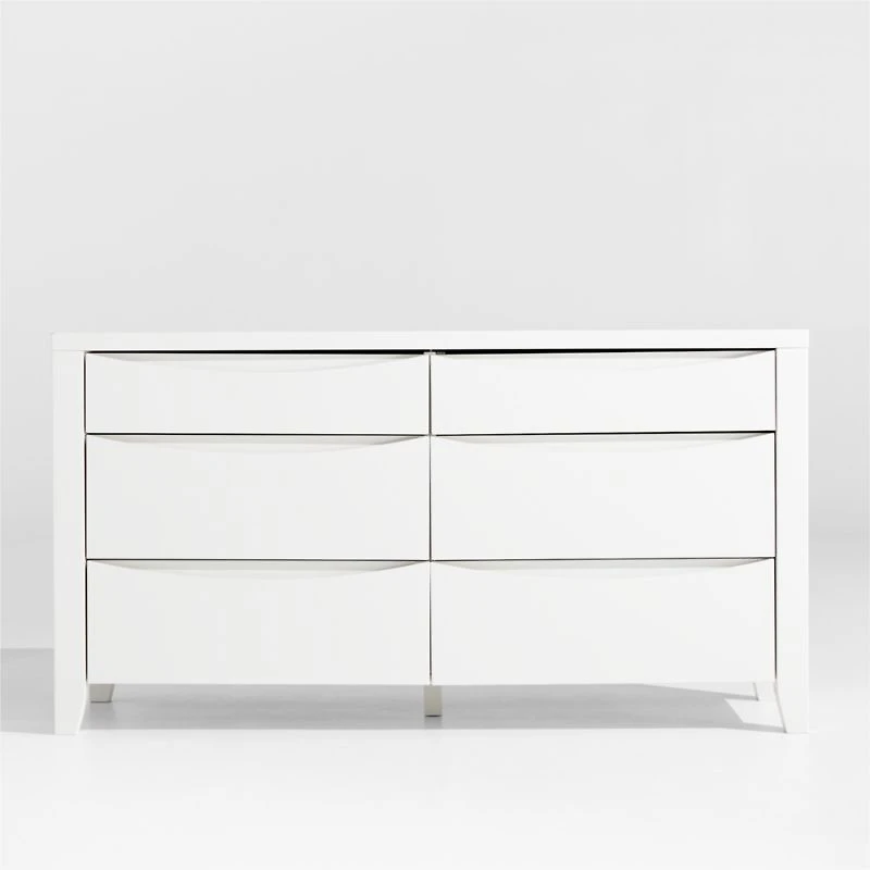 Hilde White Wood Dresser