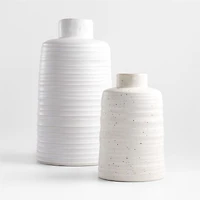 Holden Speckled White Vase 11.5"