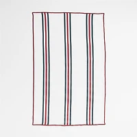 Holiday Stripe and Plaid Organic Cotton Dish Towels, Set of 2
