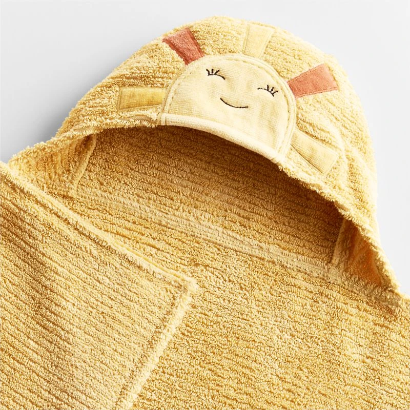 Sun Organic Cotton Hooded Baby Towel