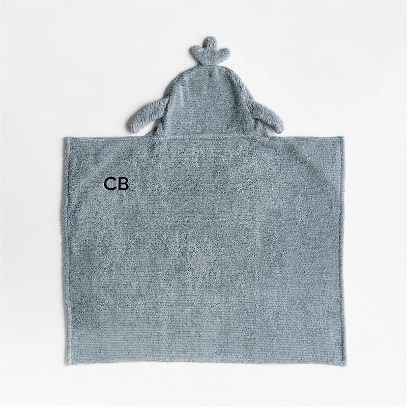 Whale Organic Cotton Hooded Baby Towel