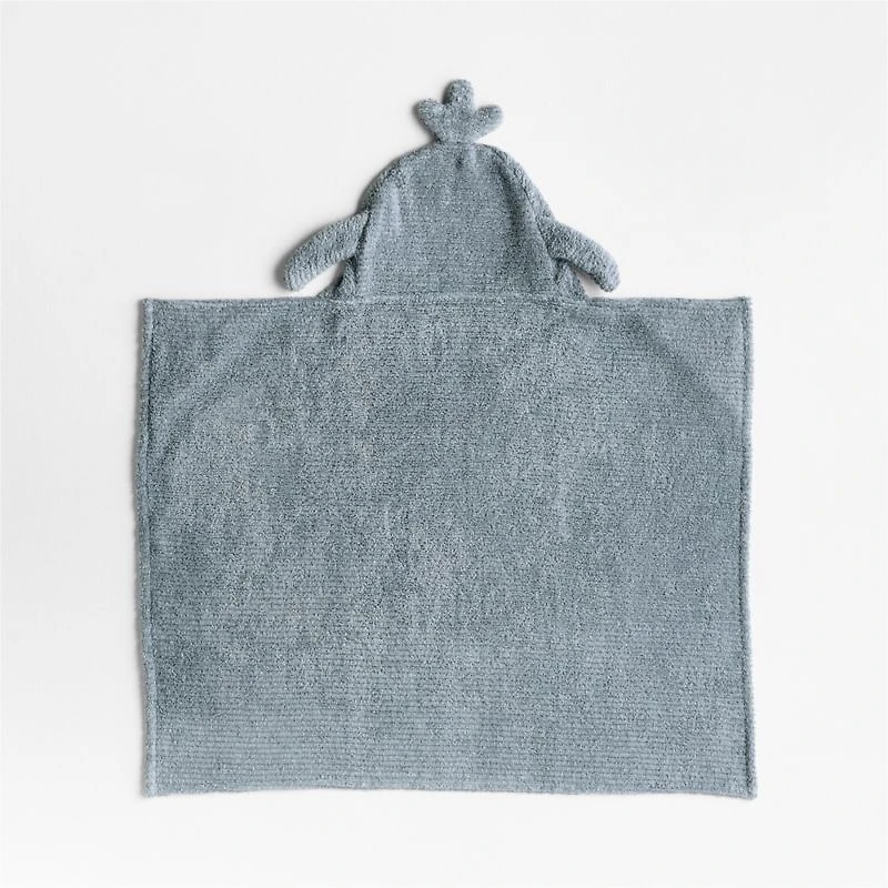 Whale Organic Cotton Hooded Baby Towel