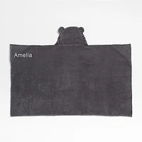 Panther Organic Cotton Hooded Kids Towel