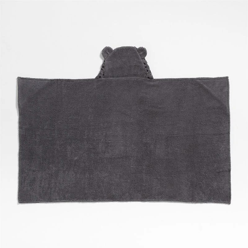 Panther Organic Cotton Hooded Kids Towel