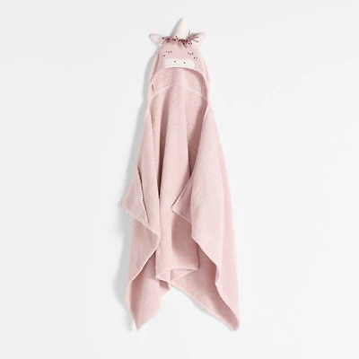 Unicorn Organic Cotton Hooded Kids Towel