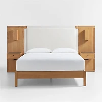 Shinola Hotel King Bed with Panel Nightstands