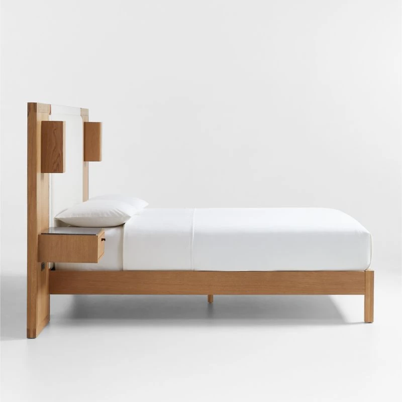 Shinola Hotel King Bed with Panel Nightstands