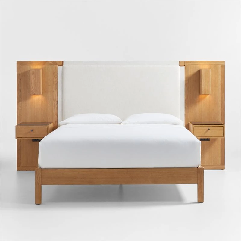 Shinola Hotel King Bed with Panel Nightstands