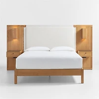 Shinola Hotel King Bed with Panel Nightstands