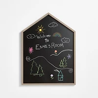 House Shape Wall Mounted Kids Chalkboard