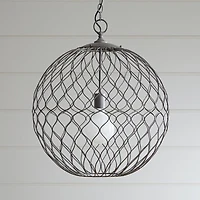 Hoyne 21.5" Iron Pendant Light