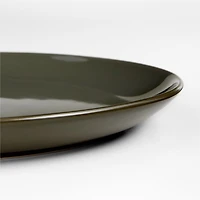 Hudson Burnt Green Stoneware Dinner Plate