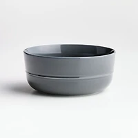 Hue Dark Grey Cereal Bowl