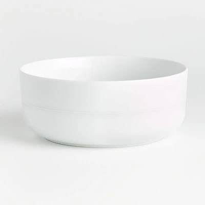 Hue White Serving Bowl