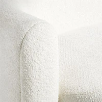 Hugger Curved Boucle Sofa by Leanne Ford