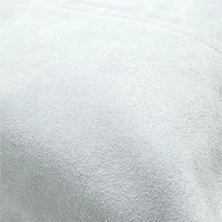 Hyde Pieced Suede 23"x23" Light Grey Throw Pillow Cover