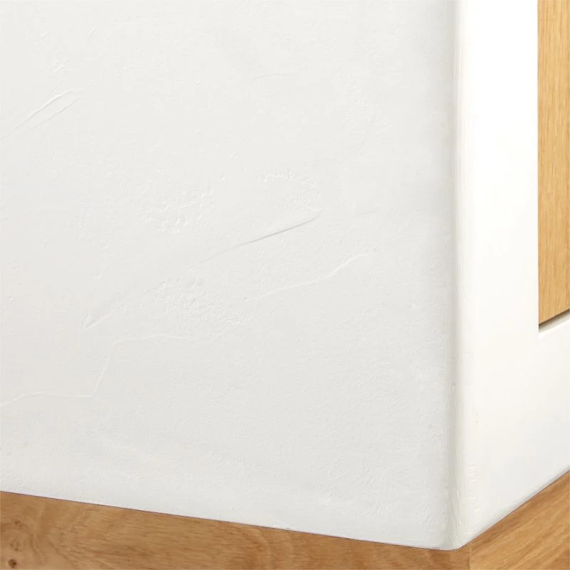 Ibiza Oak and Plaster 78" Credenza