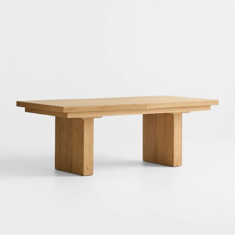Ibiza 84"-103" Oak Wood 4-Way Extendable Dining